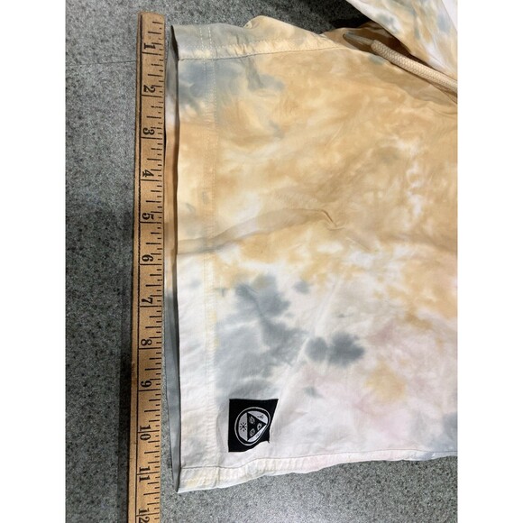 Welcome Skateboards Men's Yellow Blue Tie Dye Shorts Large - Picture 10 of 15